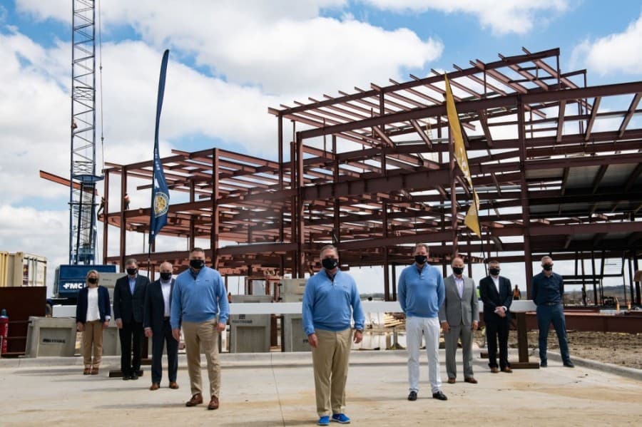PGA of America headquarters in Frisco reaches construction midpoint