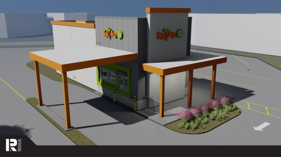 Salad and Go is expected to open its first Richardson location this spring. (Rendering courtesy Salad and Go)
