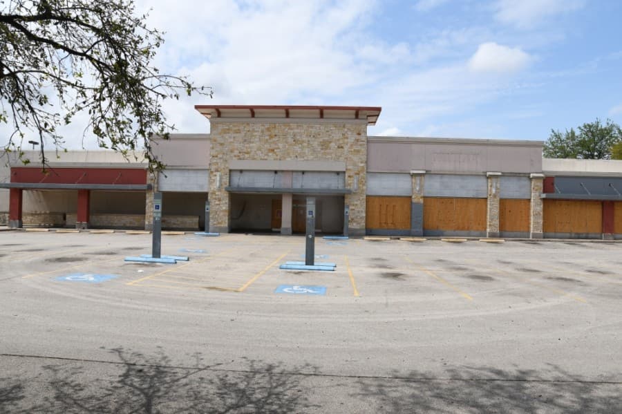 The adjacent property, formerly a Kroger grocery store, is also expected to be demolished for a separate development. (Hunter Marrow/Community Impact Newspaper)
