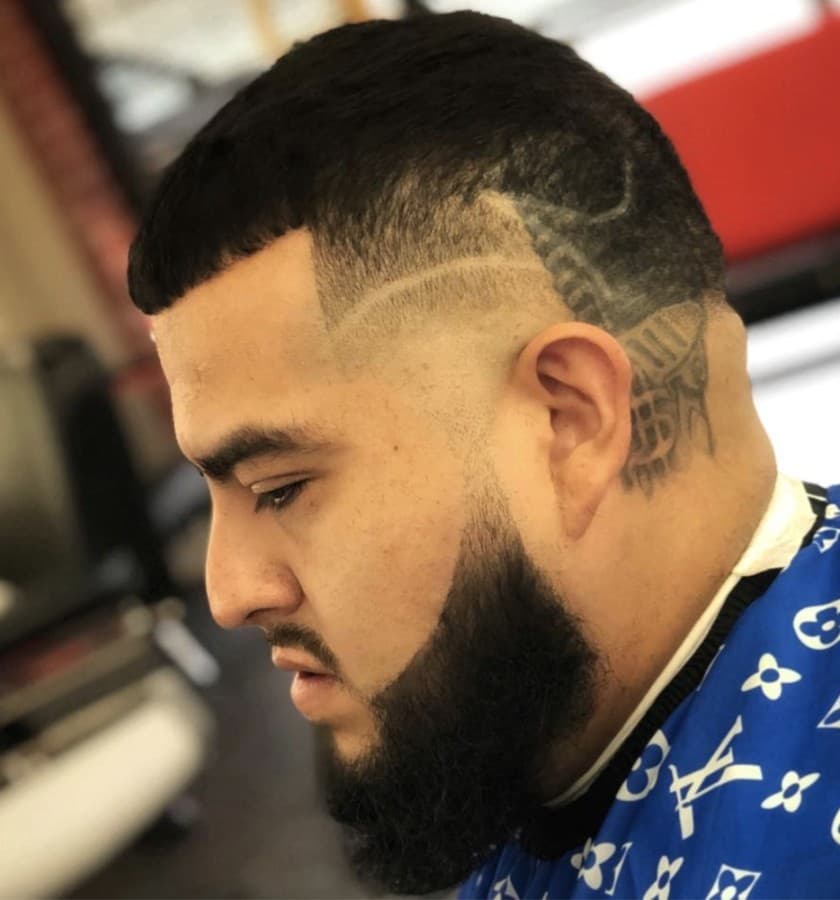 Other services at G Fadez Barber Shop include beard trims, eyebrow clean ups and hair designs. (Courtesy G Fadez Barber Shop)