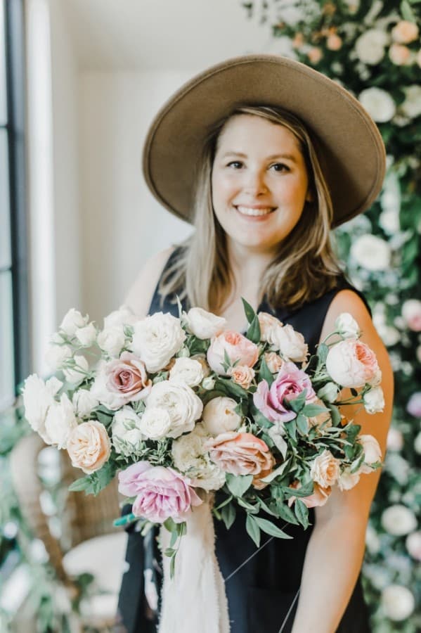 Owner and florist Amanda Bowman opened a storefront on Fry Road in Cypress after running an online business for six years. (Courtesy Amanda Bee's Floral Designs)