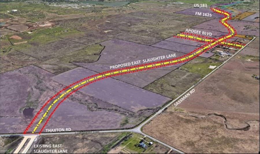 Slaughter Lane extension being designed for Easton Park in Southeast Austin