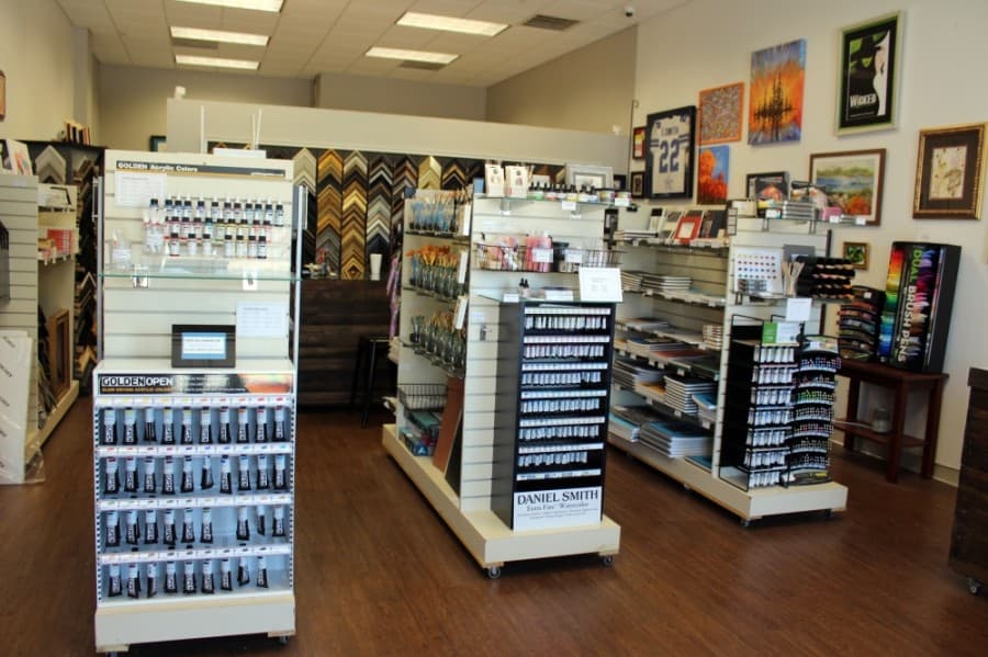 art store aisles