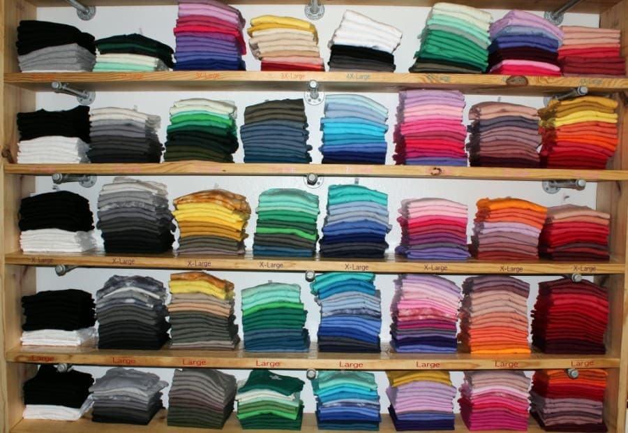 Bella Canvas shirts ($6 each) at My Vinyl Craft are popular with customers because of their softness.  