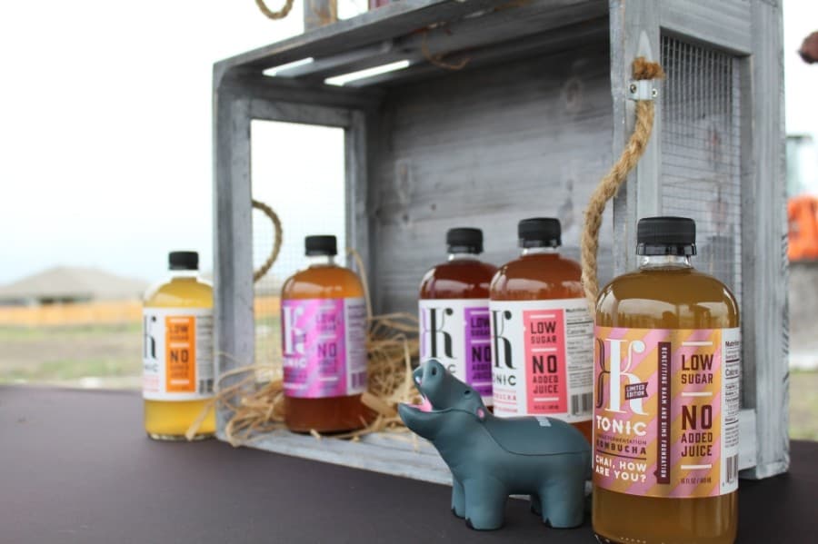 KTonic Kombucha offers six flavors of kombucha along with speciality flavors.(Megan Cardona/Community Impact Newspaper)