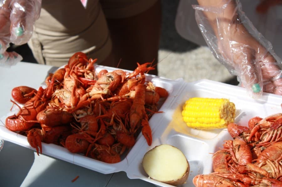 The annual crawfish festival and car show April 17 from 10 a.m.-4 p.m. in downtown Hutto. (Courtesy Chamber of Commerce)