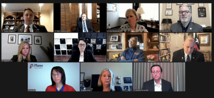 Zoom meeting.