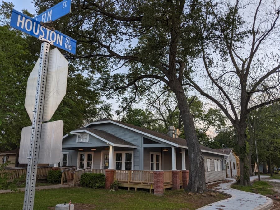 Sidewalks, renovations taking shape on Houston Street in Old Town Tomball