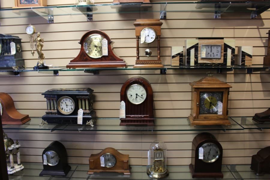 Clocks.
