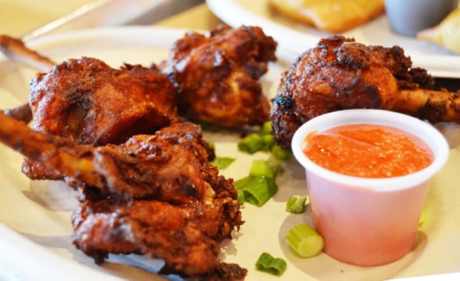 chicken lollipops ($6.50)