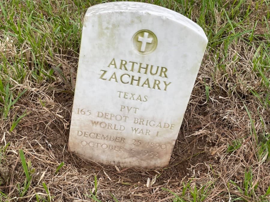 The cemetery is home to several unmarked graves and serves as the final resting place of former slaves and at least 29 veterans from wars including World War I and World War II. (Hannah Zedaker/Community Impact Newspaper)