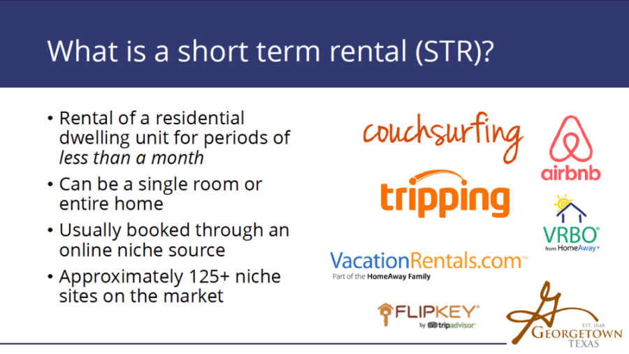 Georgetown City Council to not regulate short-term rentals