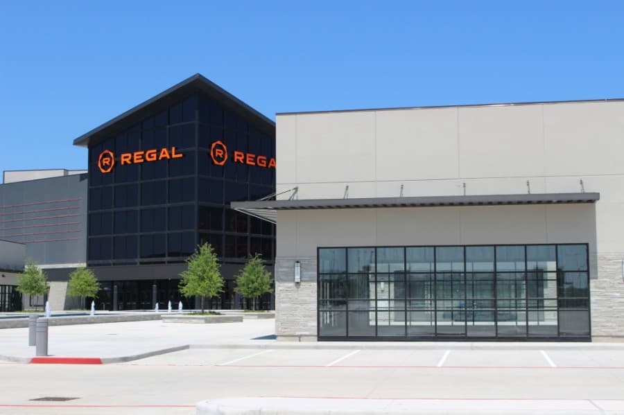 See progress at the Regal Bender's Landing complex near the Grand Parkway