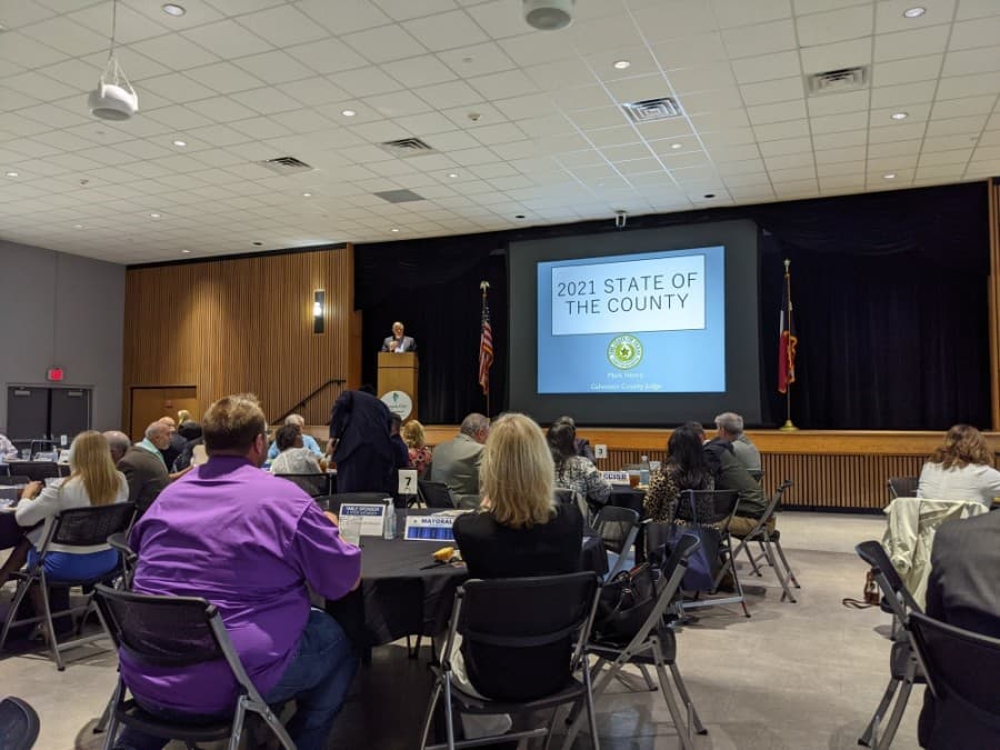 Galveston County judge shares good news during State of the County address