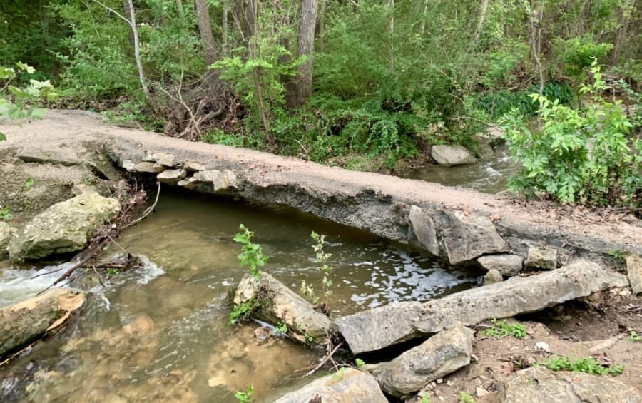 Safety of footbridge at Hurst Creek called into question