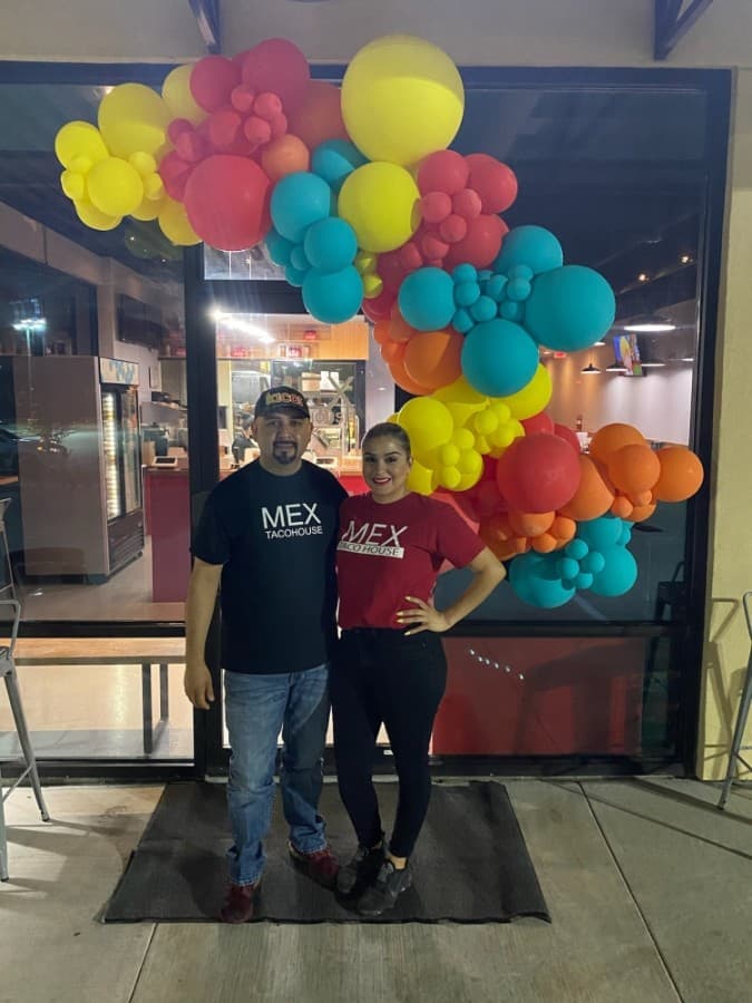 Abel and Jessica Frausto own and operate Mex Taco House in Cypress. (Courtesy Mex Taco House)