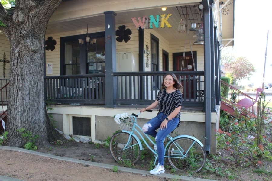 Pflugerville native Brittany Parker bought Wink Boutique in September 2018. (Megan Cardona/Community Impact Newspaper)