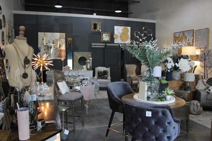 Right Next Door Designs recently expanded its physical space, more than doubling its floor space. (Andrew Christman/Community Impact Newspaper)