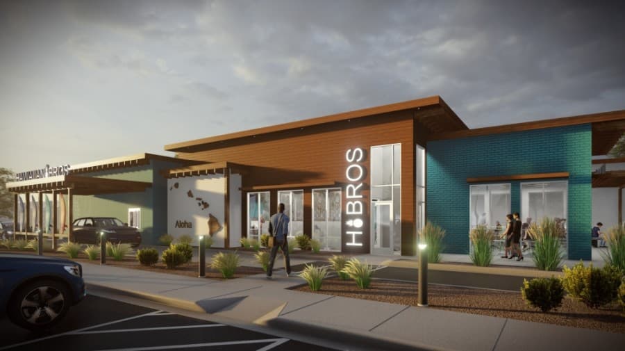 A grand opening of the Kyle location will be held May 11 at 11 a.m., and the first 100 people will receive gift cards. One customer will also receive free meals at Hawaiian Bros for a year. (Rendering courtesy Hawaiian Bros)