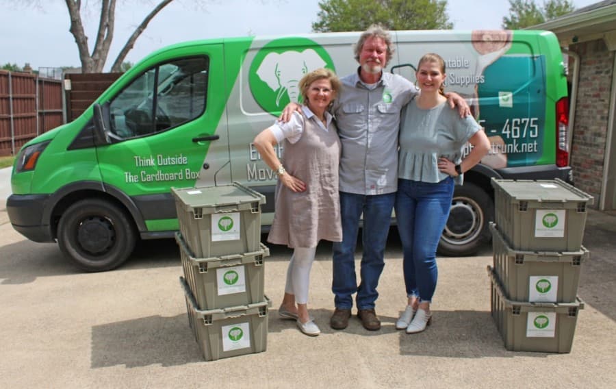 Elephant Trunk Moving Supplies owners thinking outside the cardboard box in Plano