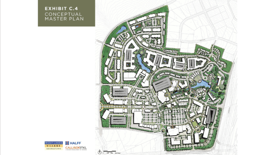 Georgetown City Council approves design amendment to accommodate for new H-E-B at Wolf Lakes Village