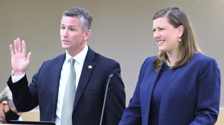 Bryan, Smith sworn in as Carroll ISD's newest board members; Moore remains board president