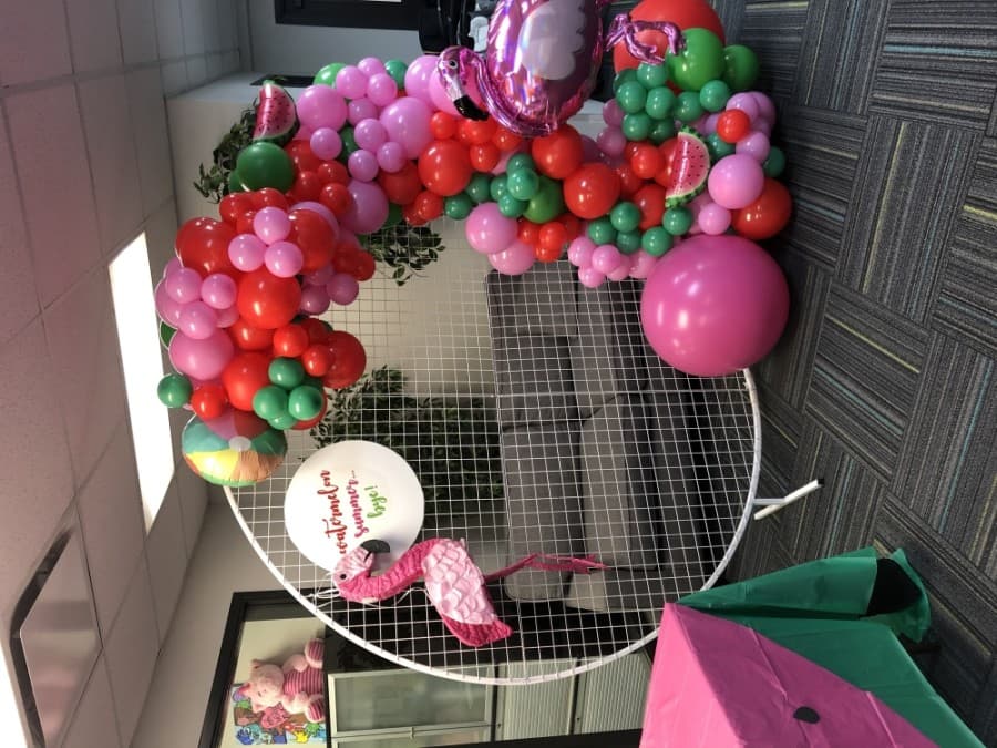 The new business offers custom balloon garlands and balloon mosaics for special occasions that can be delivered across the Greater Houston area. (Courtesy Balloon Mama) 
