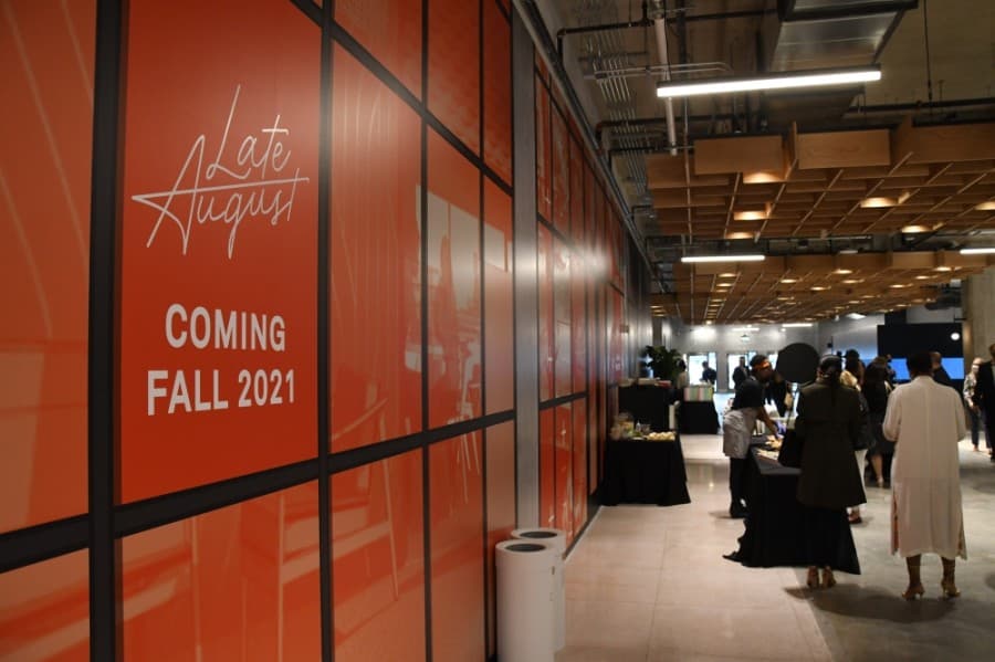 Late August, a new concept by chefs Chris Williams and Dawn Burrell will open inside The Ion alongside on-the-go bistro and bakery Common Bond. They will join the first brick-and-mortar location for STUFF’d Wings—which will be located catty-corner to The Ion. (Hunter Marrow/Community Impact Newspaper)