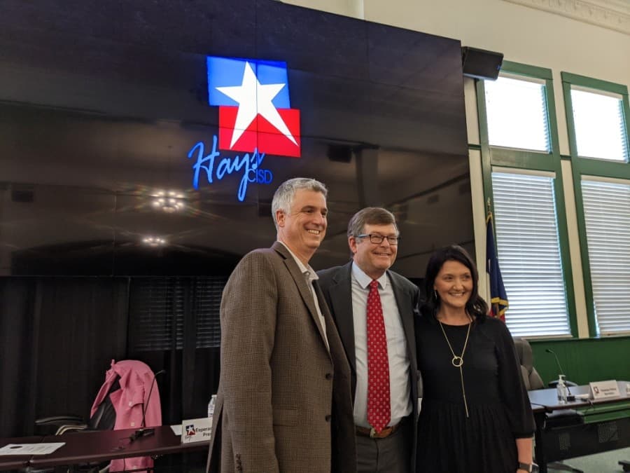 Hays CISD board members sworn in, board leadership appointed
