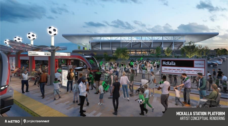 Capital Metro approves agreement for Austin FC to pay back $3.6 million in new train station construction costs