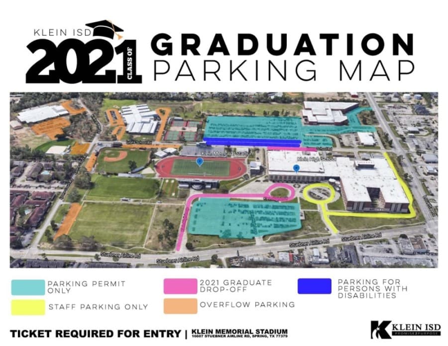 What you need to know before attending Klein ISD's 2021 graduation ceremonies