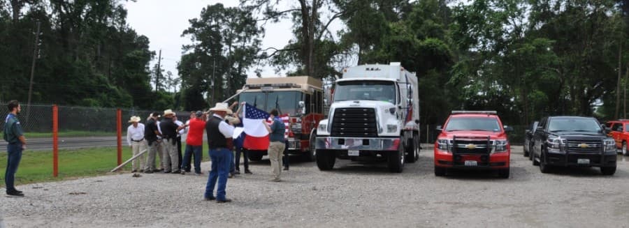 Residential Recycling and Refuse of Texas celebrated its ribbon cutting and open house for its new office at 26401 FM 2978, Magnolia, on May 22 with the Greater Magnolia Parkway Chamber of Commerce. (Courtesy Residential Recycling and Refuse of Texas)