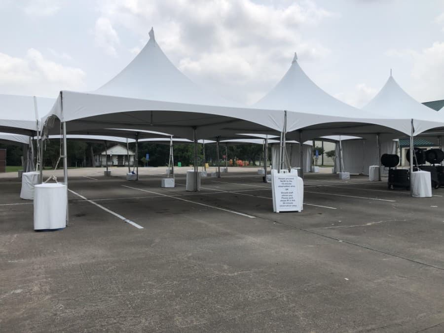 Walter Hall Park vaccination hub considered 'a real success' by Galveston County health authority, volunteers