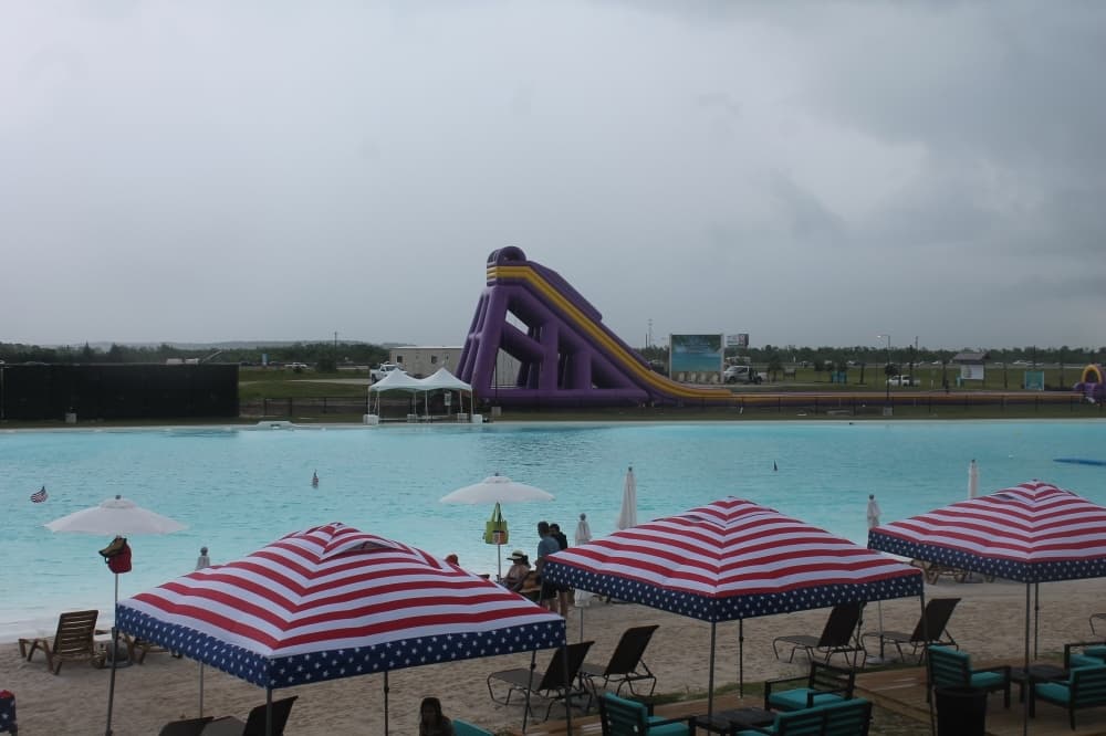 water slide