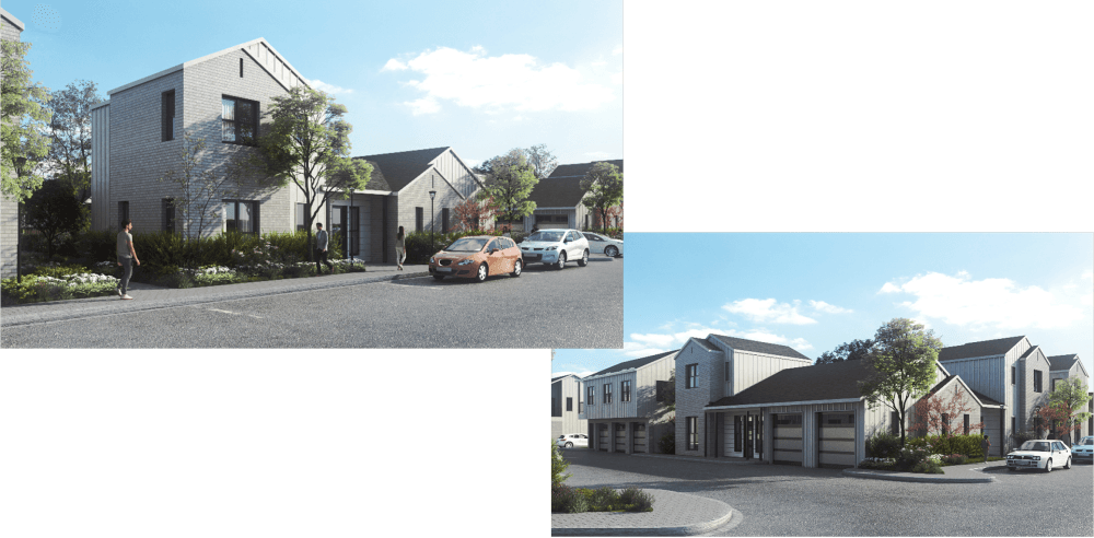San Marcos City Council voted for a middle-class housing project with affordable housing aspects, which would be located behind the Tanger Outlets mall. (Courtesy city of San Marcos and Provident Realty Advisors)