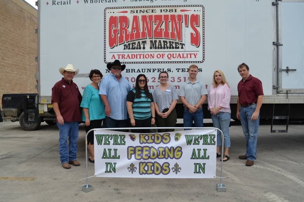 New Braunfels area nonprofit We’re All In donates meat from livestock raised by local youth
