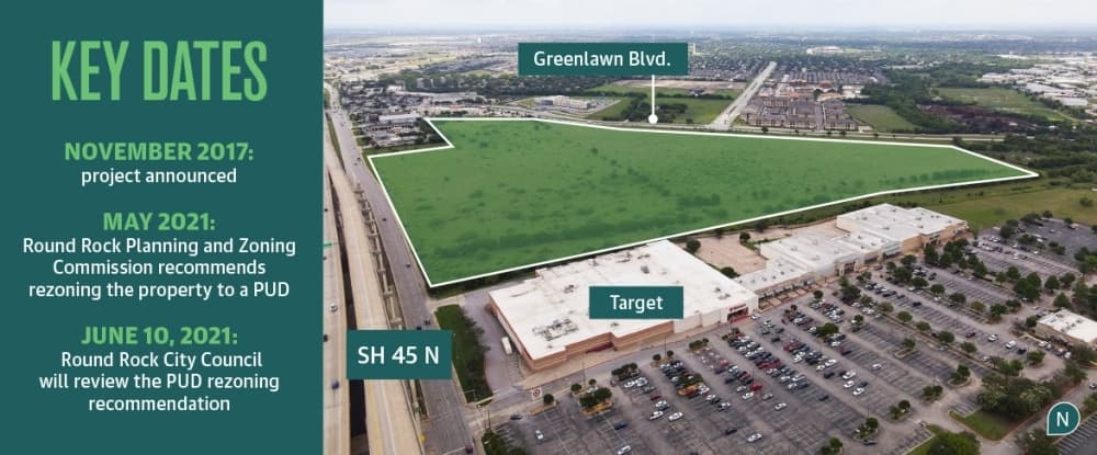 The site is currently undeveloped land. (Warren Brown/Community Impact Newspaper)