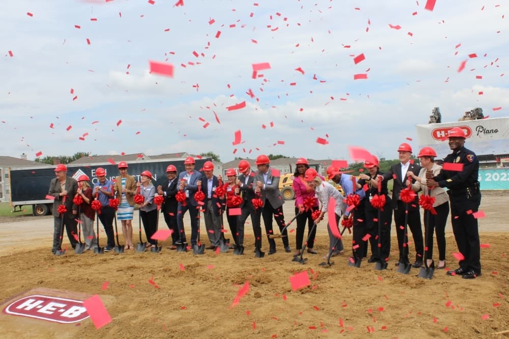 Grocery store H-E-B breaks ground on future Plano location