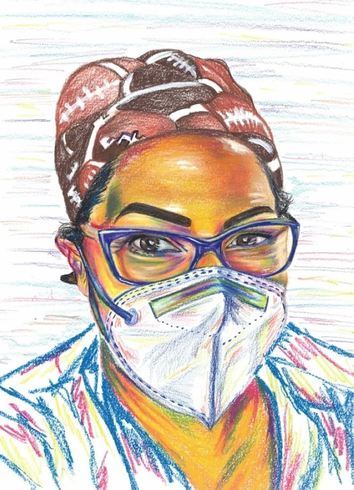IVETTE PALOMEQUE, HOUSTON, TX: As a traveling nurse, Palomeque said her divorce in March 2020 spurred her to answer the call for the need for trained nurses in New York City, one of the early epicenters of the U.S. outbreak.