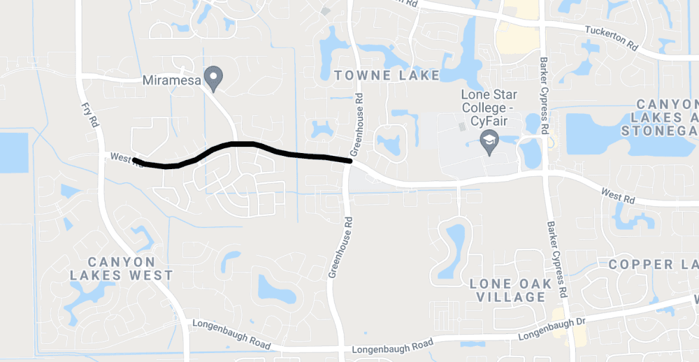 West Road widening expected to wrap up in August