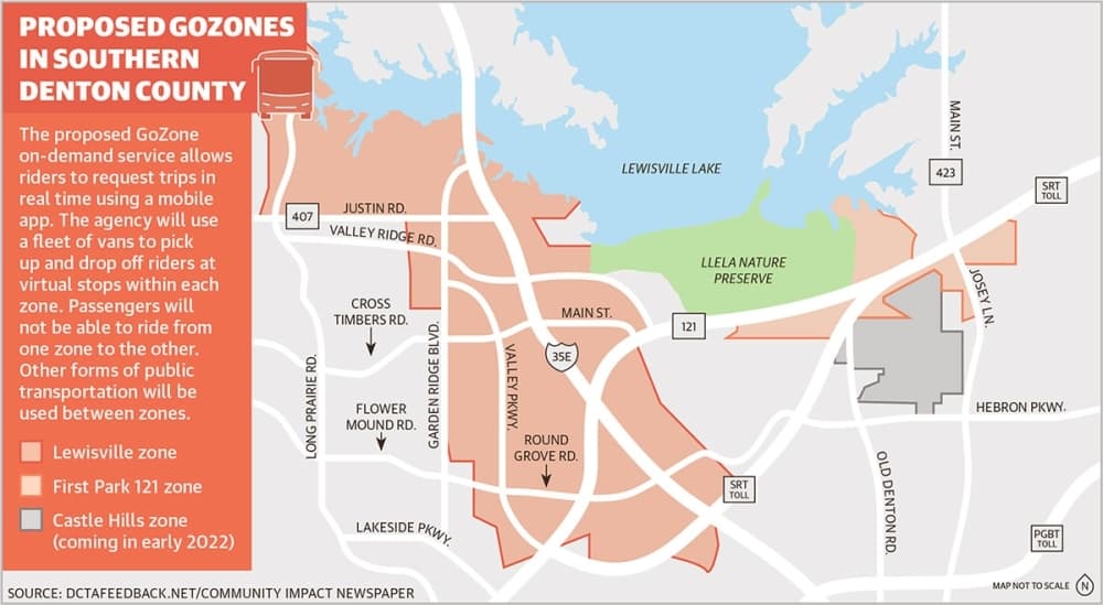 Denton County Transportation Authority seeks feedback on new GoZone on-demand service