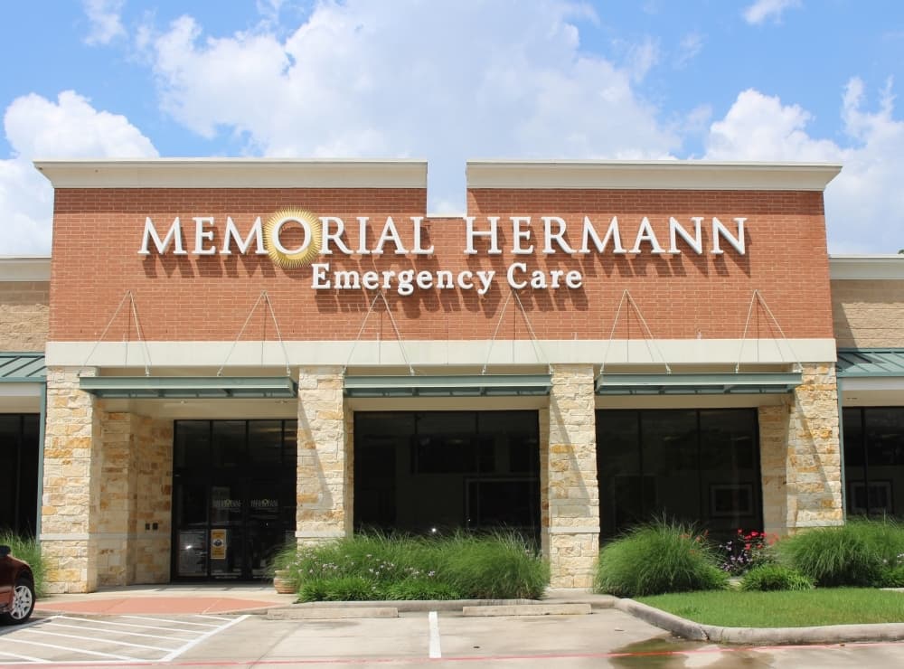 Memorial Hermann 24-Hour Emergency Care 
9950 Woodlands Parkway, The Woodlands