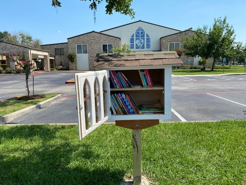 Little Free Library comes to Cypress United Methodist Church
