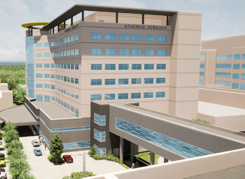 Memorial Hermann The Woodlands Medical Center (Rendering courtesy Memorial Hermann The Woodlands Medical Center)