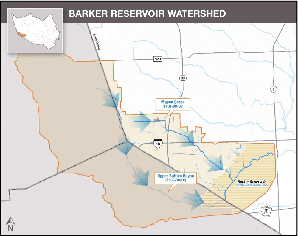 FEMA awards $9.8M to Harris County Flood Control District to restore Barker Reservoir watershed