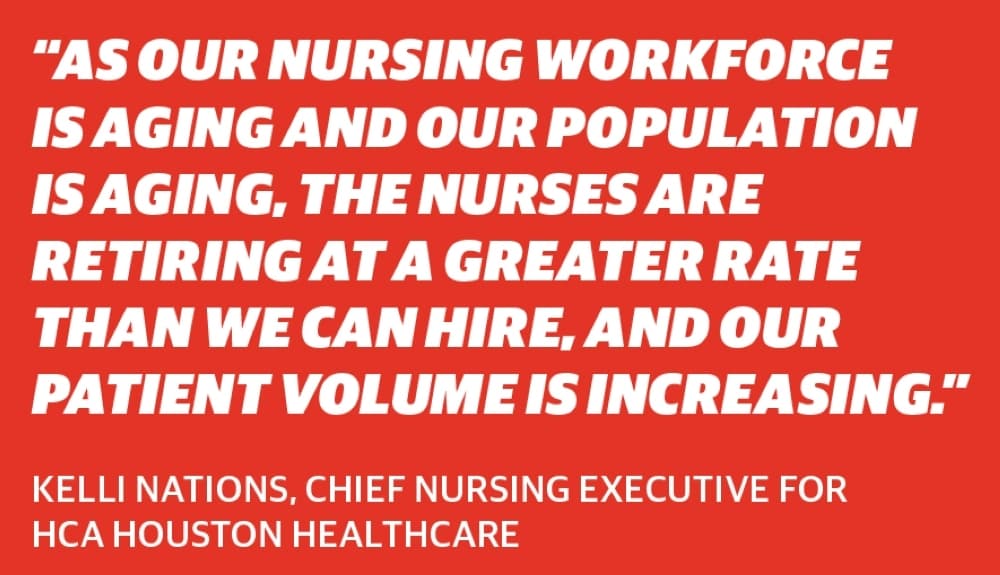 Kelli Nations serves as the chief nursing executive for HCA Houston Healthcare, which has a hospital in Kingwood. (Ronald Winters/Community Impact Newspaper) 