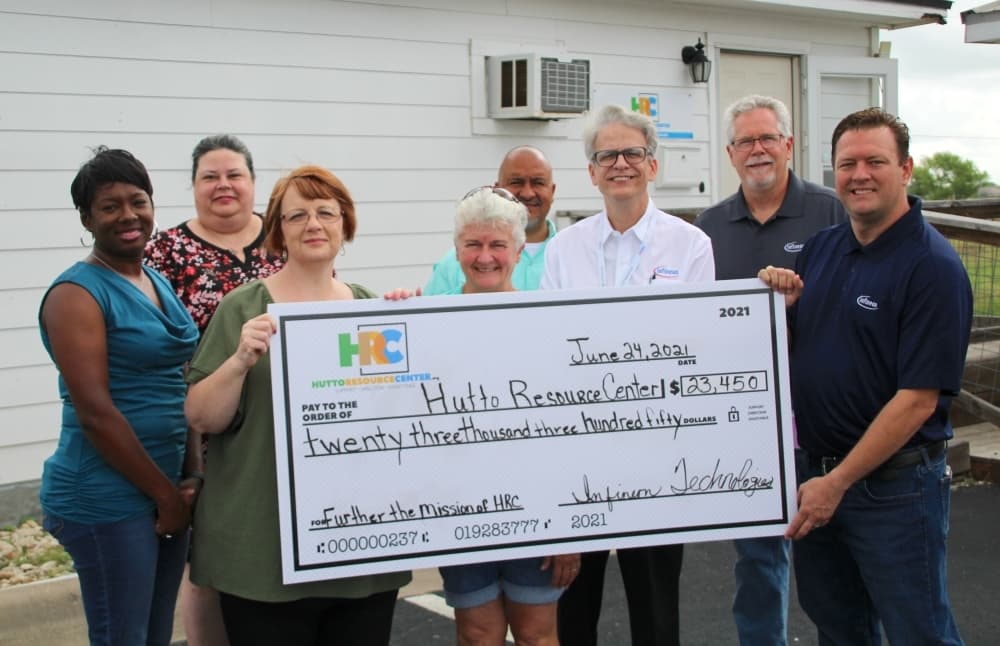 Hutto Resource Center receives $23k donation from Infineon Technologies