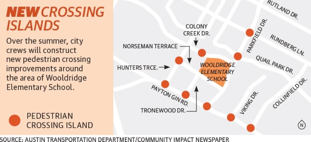 Parkfield Drive improvements graphic