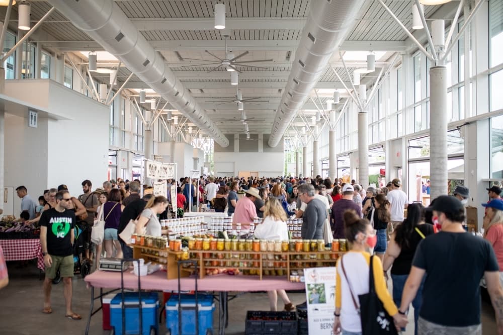 Texas Farmers' Market at Mueller marks launch at new Mary Elizabeth Branch Park pavilion
