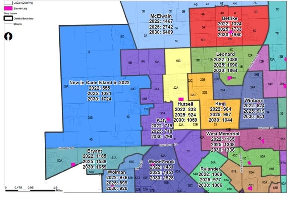 Katy ISD leaders review attendance boundary modifications meant to address rapid growth